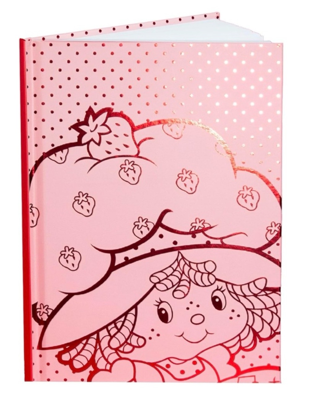 Strawberry shortcake, hardcover journal lined NEW ribbon bookmark